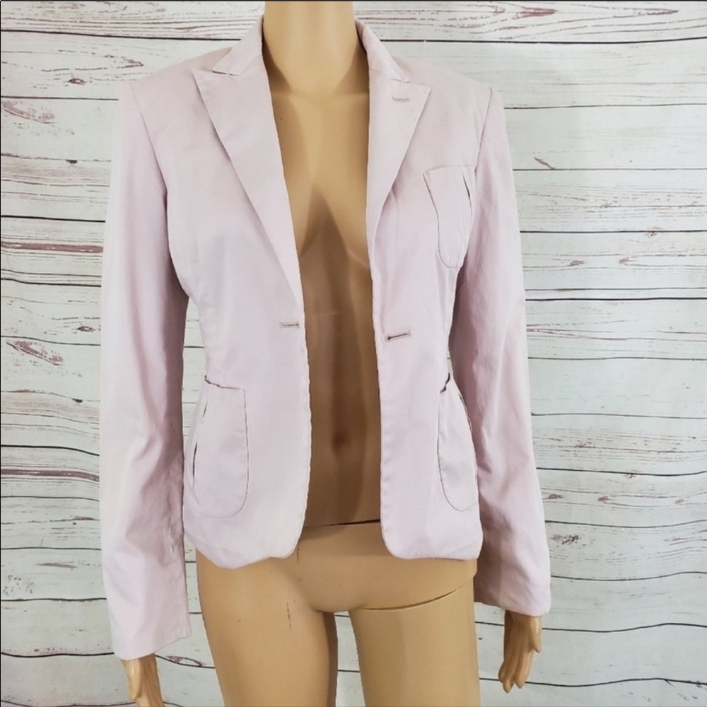 Calvin Klein Pink Open Front Blazer 4